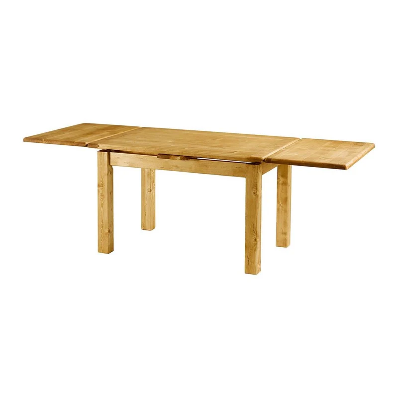 Table repas 120cm avec 2 allonges 50cm en épicéa massif huilé miel | OREGON