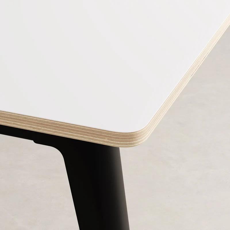 Bureau open-space NEW MODERN 4 places - multiplis blanc