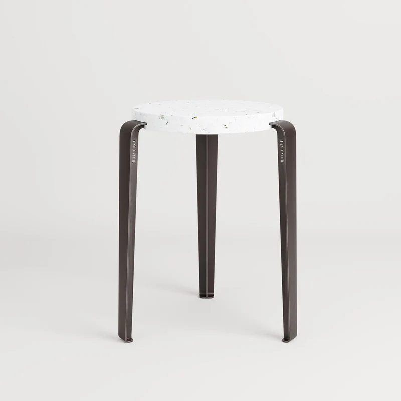Tabouret LOU - plastique recyclé Venezia