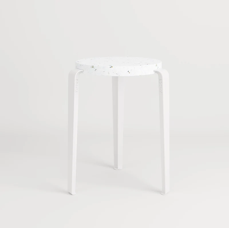 Tabouret LOU - plastique recyclé Venezia