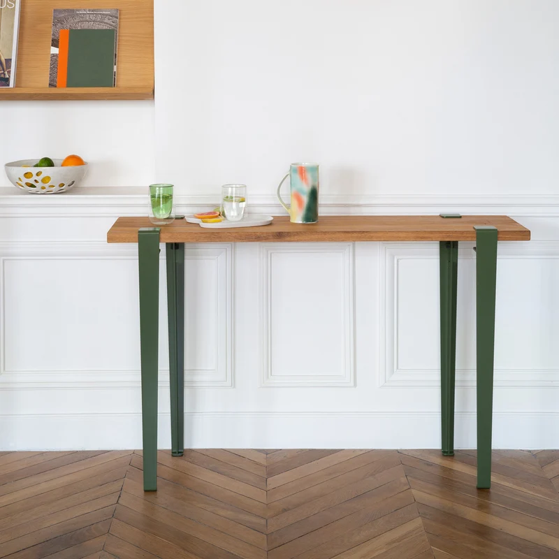 Console TIPTOE 120x30cm - bois ancien recyclé