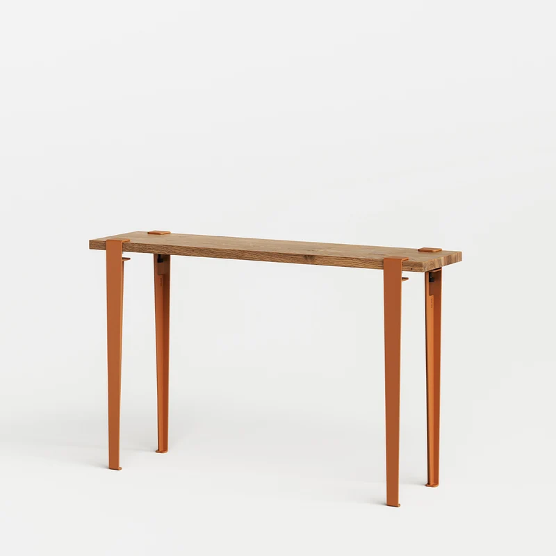 Console TIPTOE 120x30cm - bois ancien recyclé