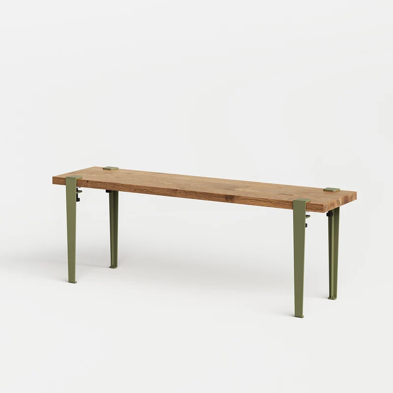 Banc d'appoint TIPTOE 120x30cm - bois ancien recyclé