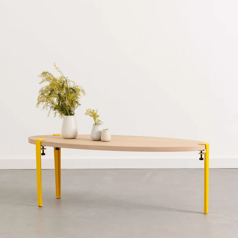 Table basse TIPTOE 120x48cm - chêne massif