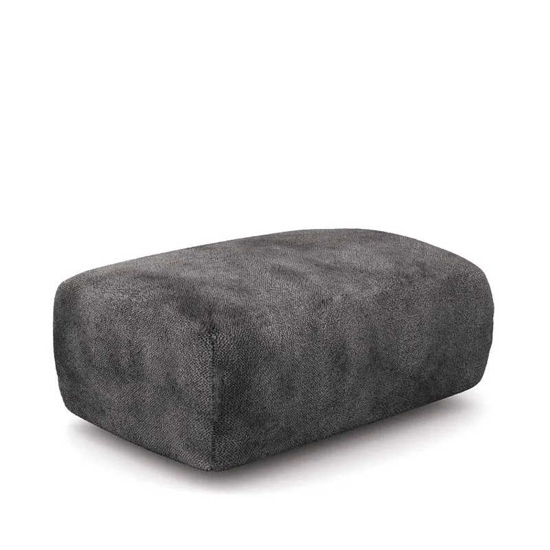 Pouf pour canapé Claudia en tissu 107x55cm