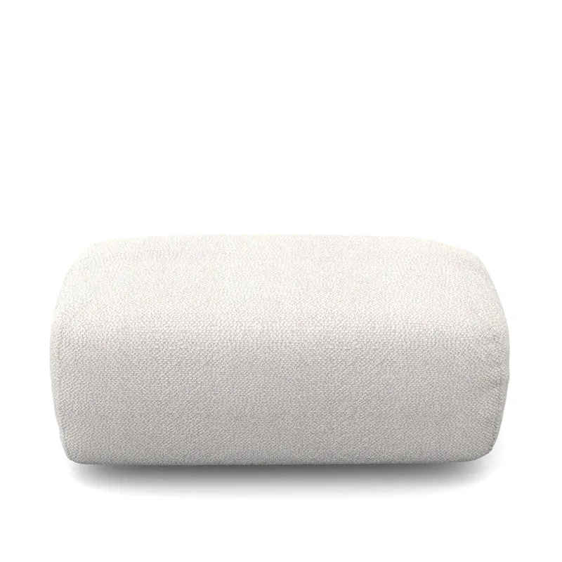 Pouf pour canapé Claudia en tissu 107x55cm