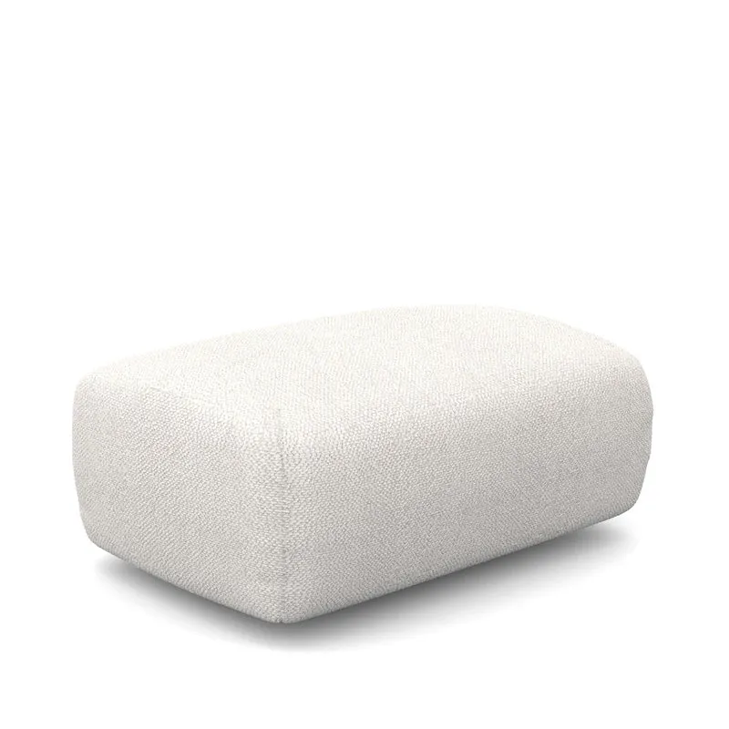 Pouf pour canapé Claudia en tissu 107x55cm