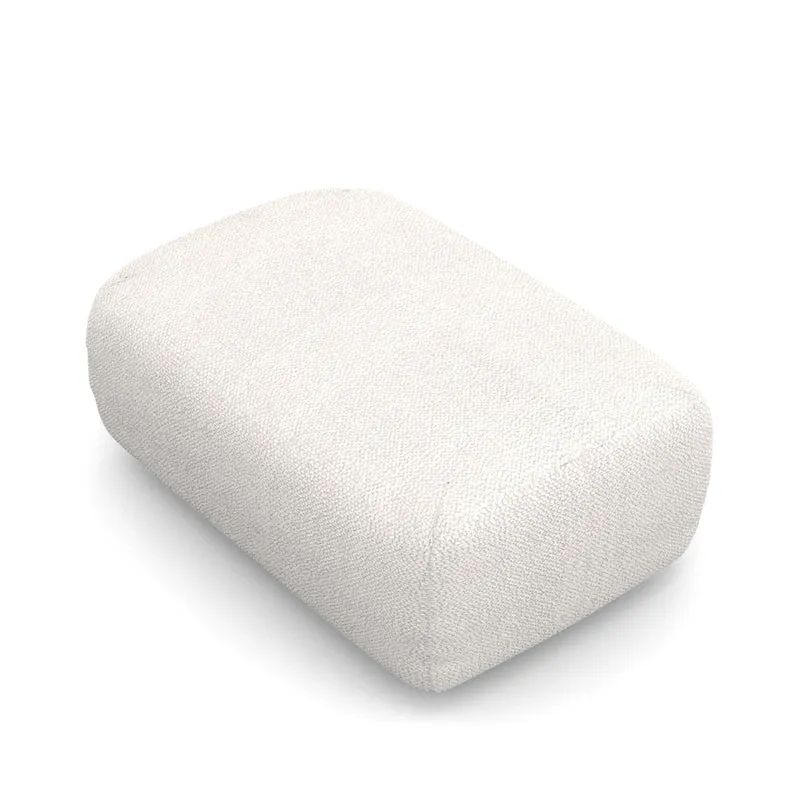 Pouf pour canapé Claudia en tissu 107x55cm