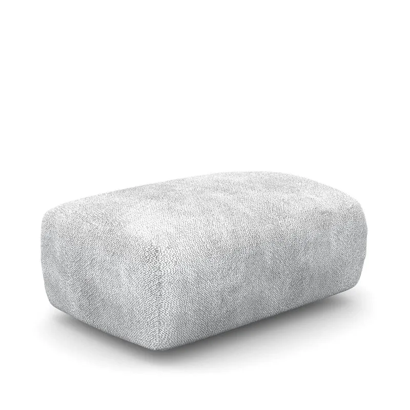 Pouf pour canapé Claudia en tissu 107x55cm