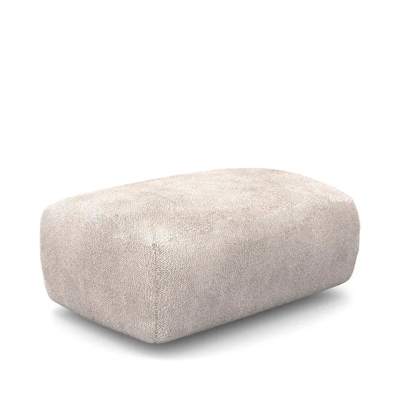 Pouf pour canapé Claudia en tissu 107x55cm