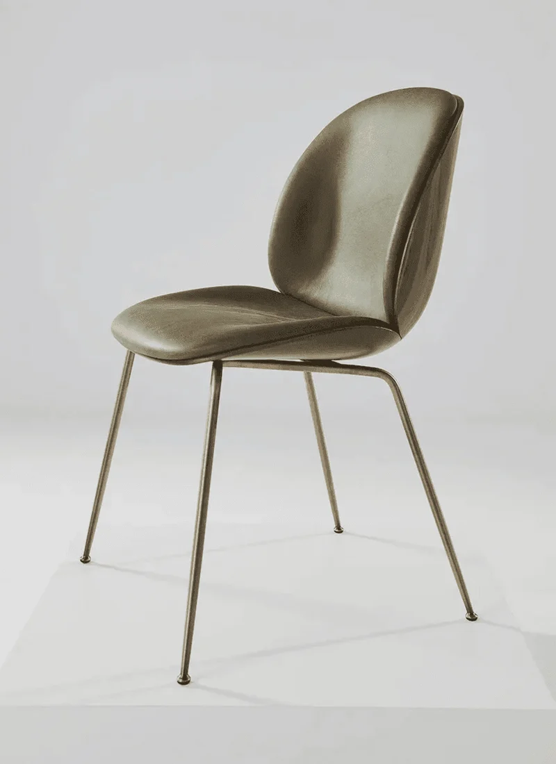 Chaise de salle à manger BEETLE - placage 3D