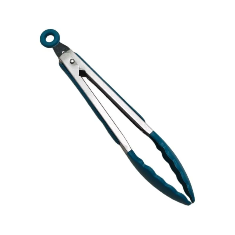Pince de cuisine 27x3,5cm en silicone, manche en métal - CUCINA
