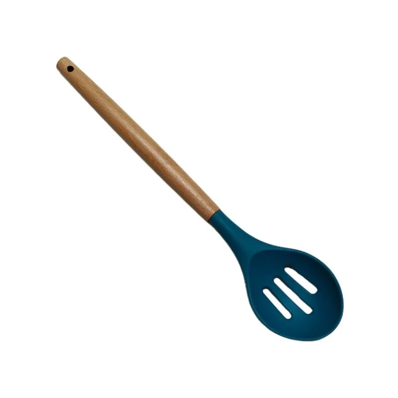 Spatule 31x7cm en silicone, manche en bois - CUCINA