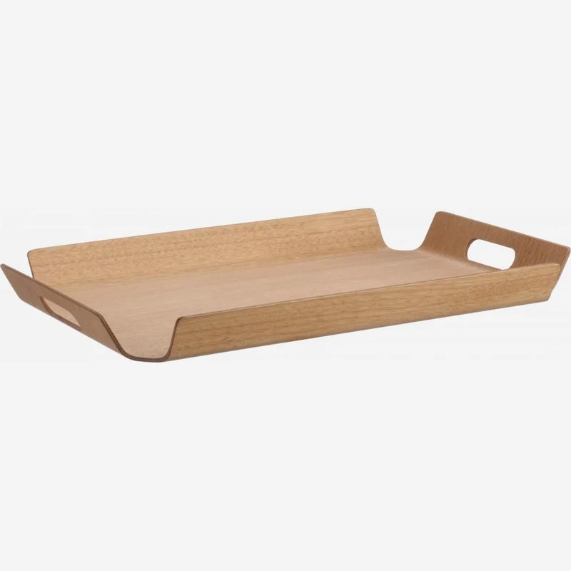 Plateau en bambou 20,5x15,5xH3,5cm