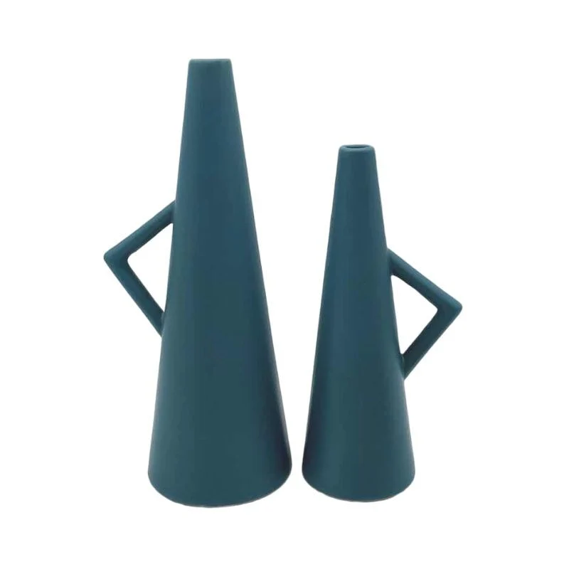 Vase en céramique couleurs assorties D6,5xH20 cm - ORA