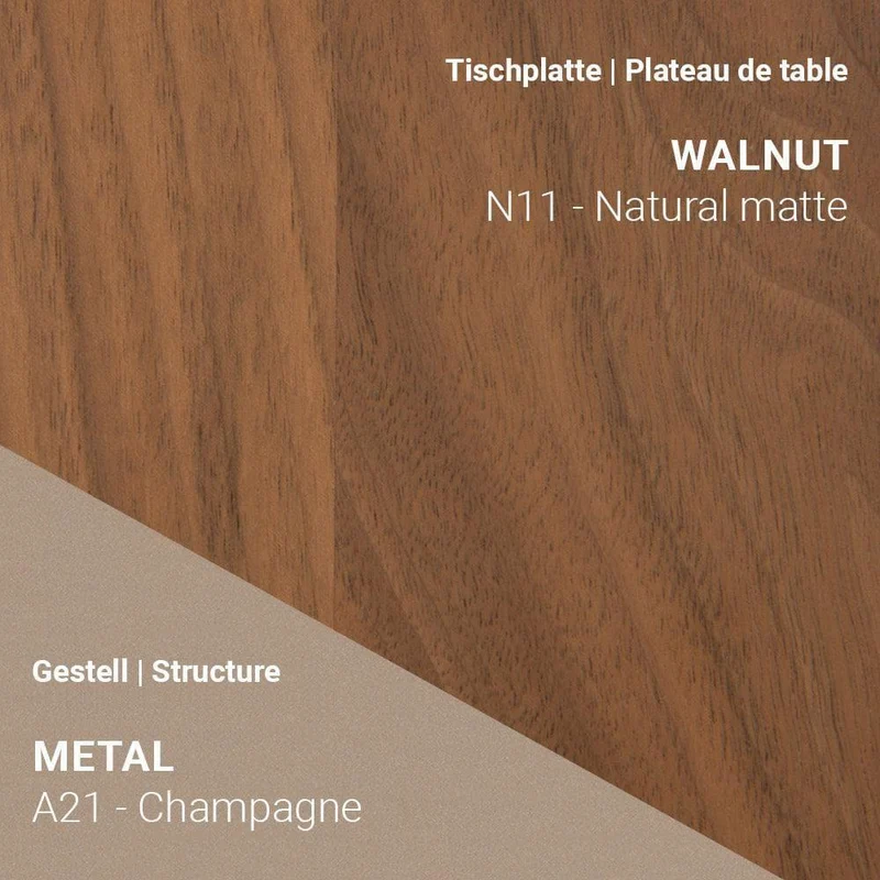 Table à manger Float T0100 - Walnut