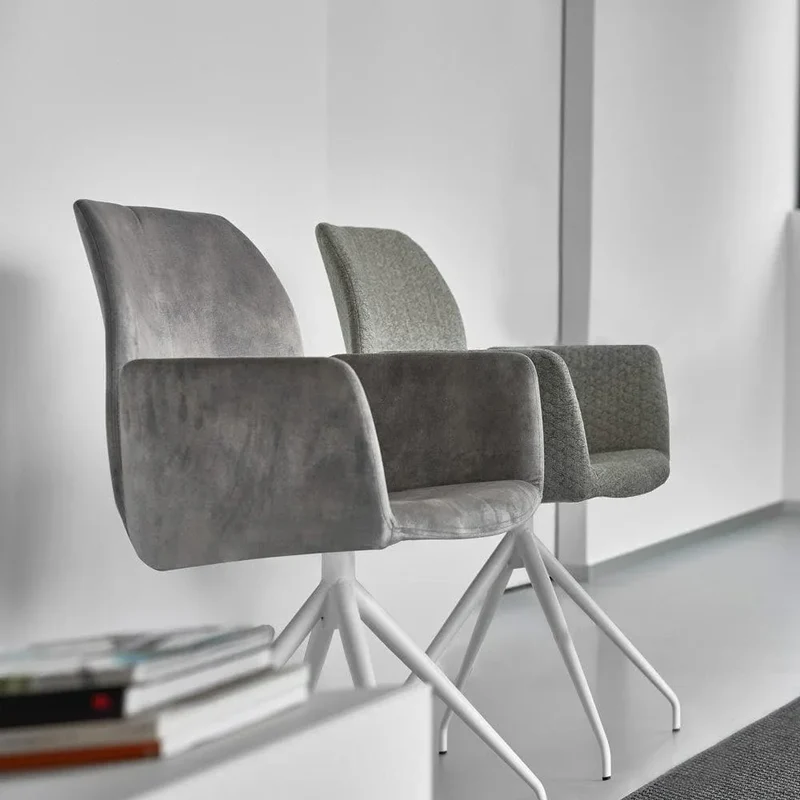 Chaise avec accoudoirs MOOD 95 M0512 - tissu