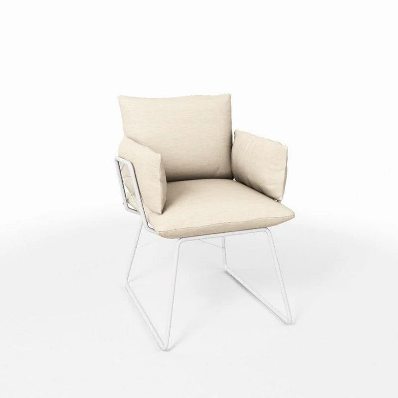 Chaise avec accoudoirs COSY C0212 - Tissu