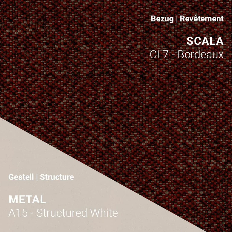 Chaise avec accoudoirs COSY C0212 - Tissu
