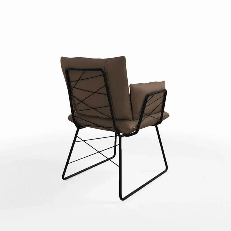 Chaise avec accoudoirs COSY C0212 - Cuir