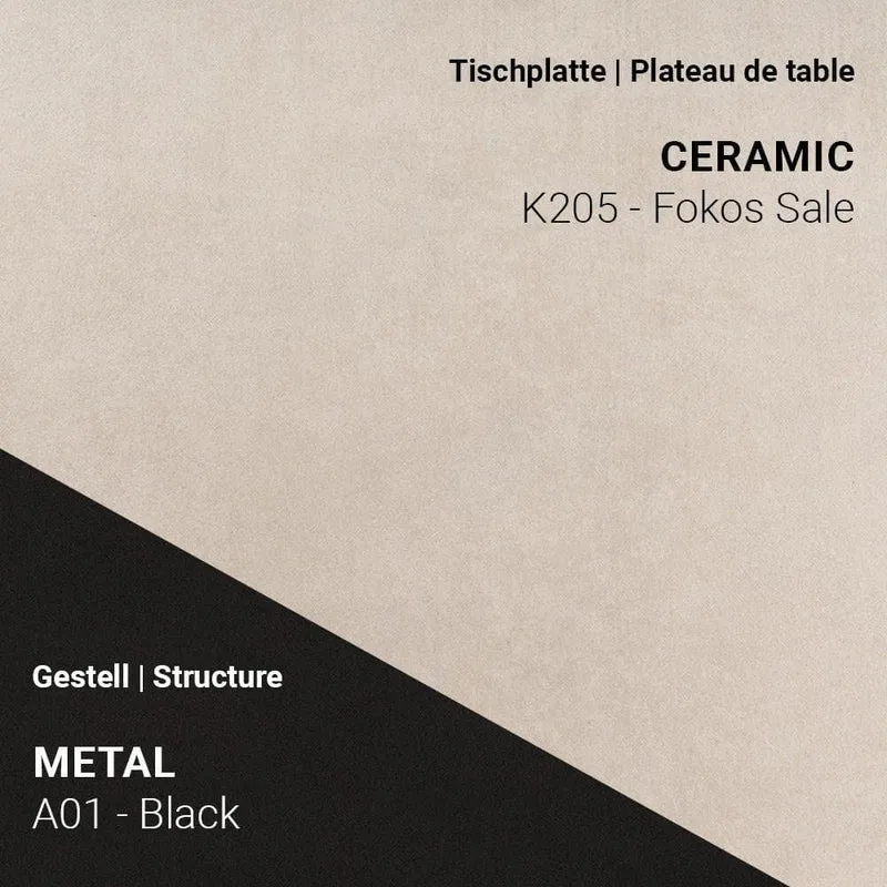 Table à rallonge TERRA T0201 - Céramique