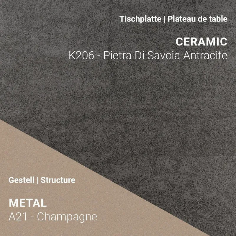 Table à rallonge TERRA T0201 - Céramique