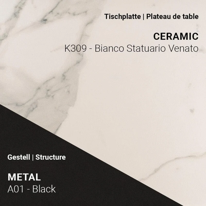 Table à rallonge TERRA T0201 - Céramique