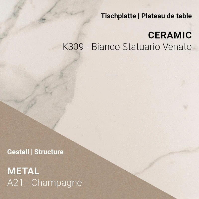 Table à rallonge TERRA T0201 - Céramique