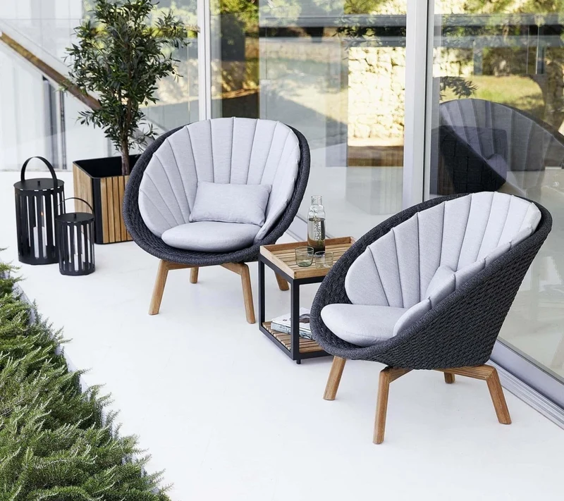 Fauteuil lounge PEACOCK