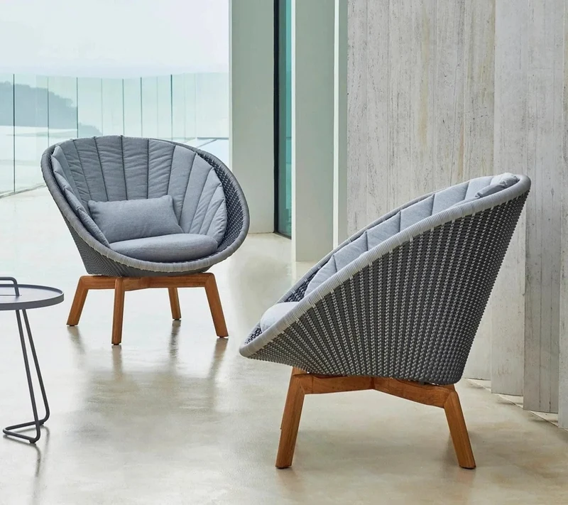 Fauteuil lounge PEACOCK
