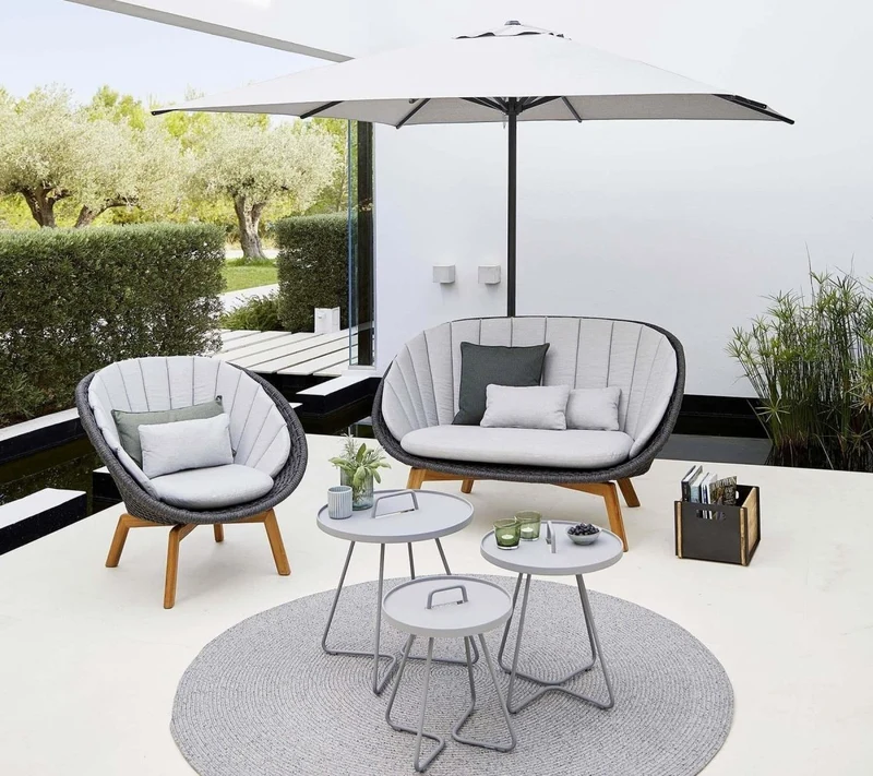 Fauteuil lounge PEACOCK