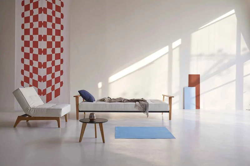 Canapé-lit Innovation Living - Splitback Frej Oak w Armrest
