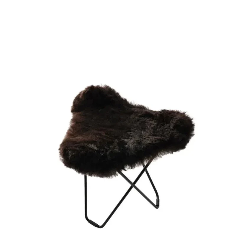 Tabouret en peau de mouton ICELAND FLYING GOOSE