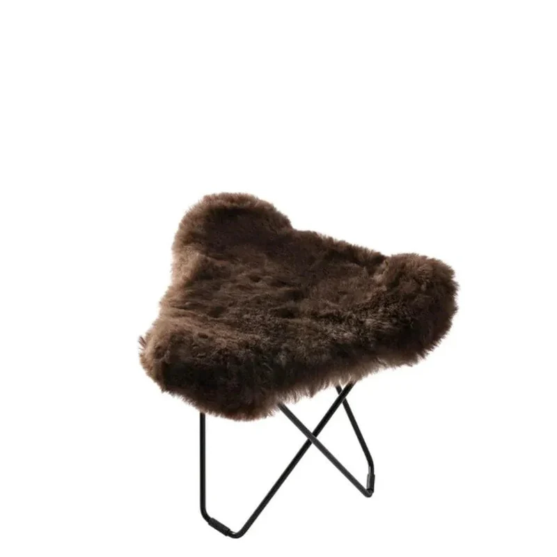 Tabouret en peau de mouton ICELAND FLYING GOOSE
