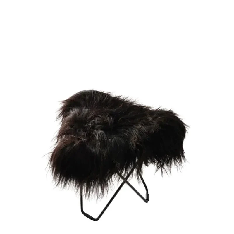 Tabouret en peau de mouton ICELAND FLYING GOOSE