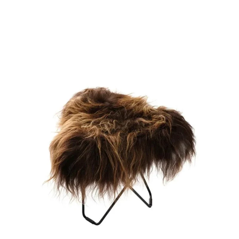 Tabouret en peau de mouton ICELAND FLYING GOOSE