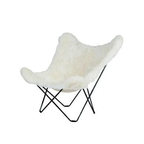 Fauteuil Butterfly ICELAND MARIPOSA Peau de mouton