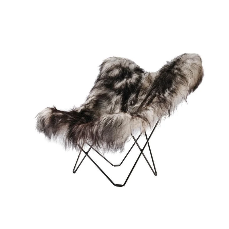 Fauteuil Butterfly ICELAND MARIPOSA Peau de mouton