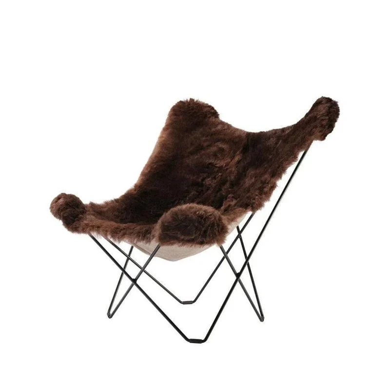 Fauteuil Butterfly ICELAND MARIPOSA Peau de mouton