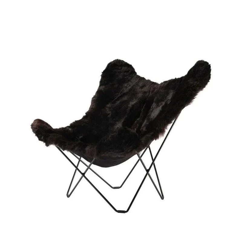 Fauteuil Butterfly ICELAND MARIPOSA Peau de mouton