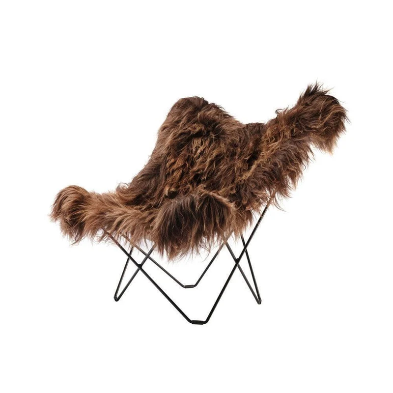 Fauteuil Butterfly ICELAND MARIPOSA Peau de mouton