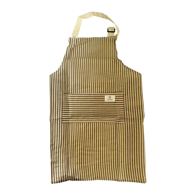 Tablier à rayure de cuisine en coton 67x68 cm