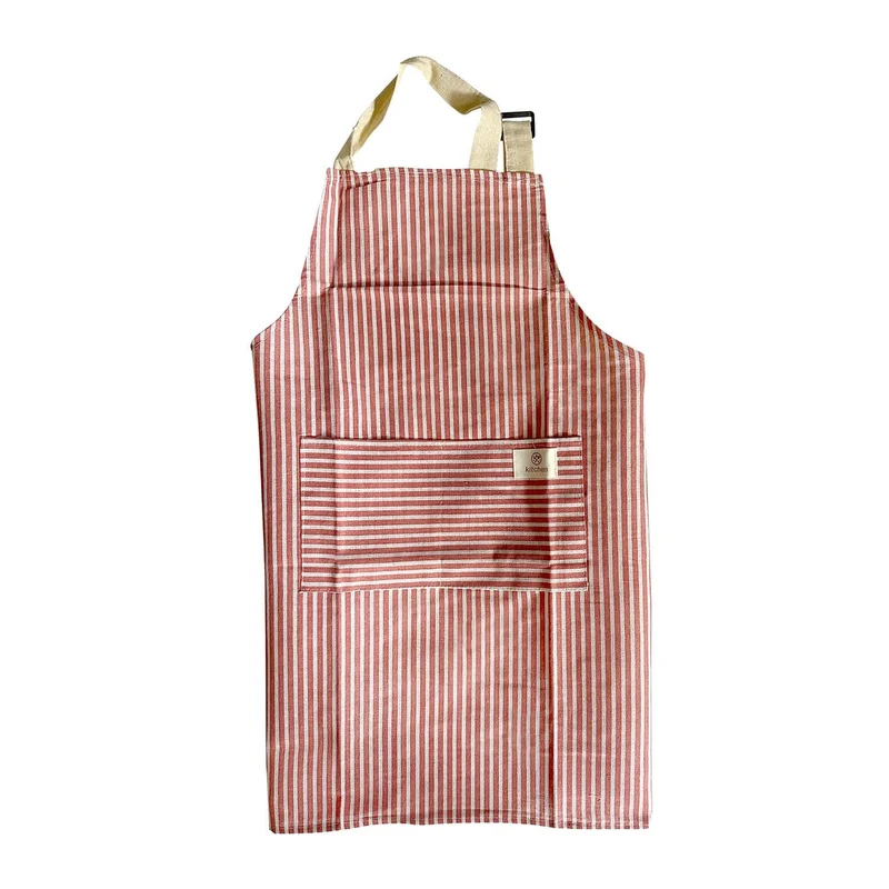 Tablier à rayure de cuisine en coton 67x68 cm