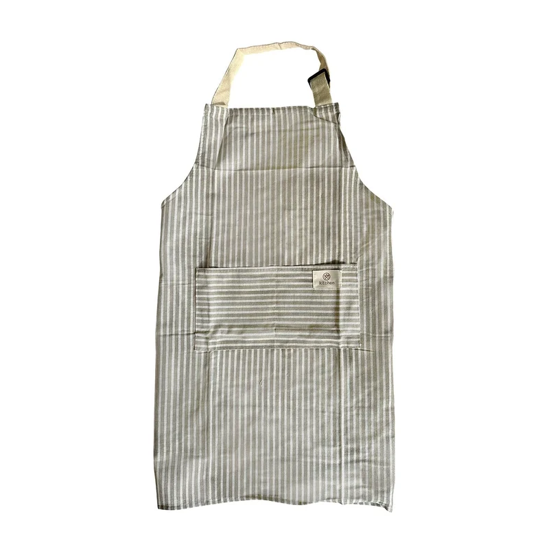 Tablier à rayure de cuisine en coton 67x68 cm