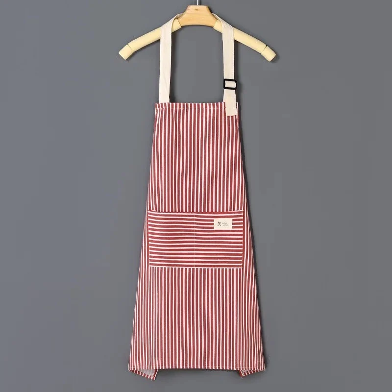 Tablier à rayure de cuisine en coton 67x68 cm