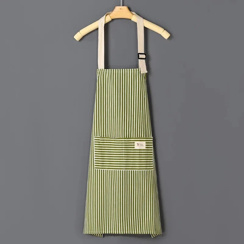 Tablier à rayure de cuisine en coton 67x68 cm