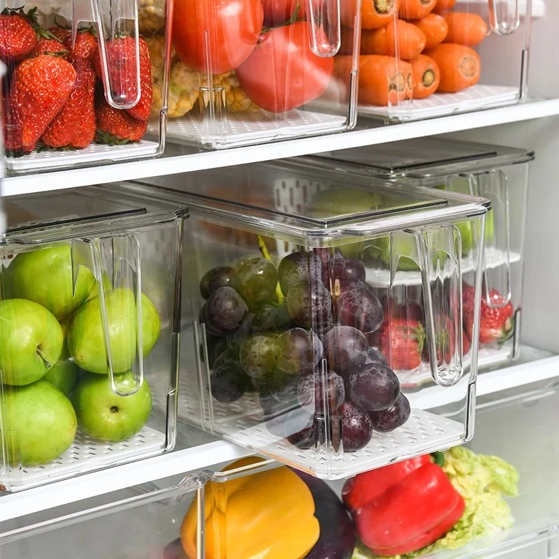 Organisateur de frigo avec poignée 30x15xH10 cm
