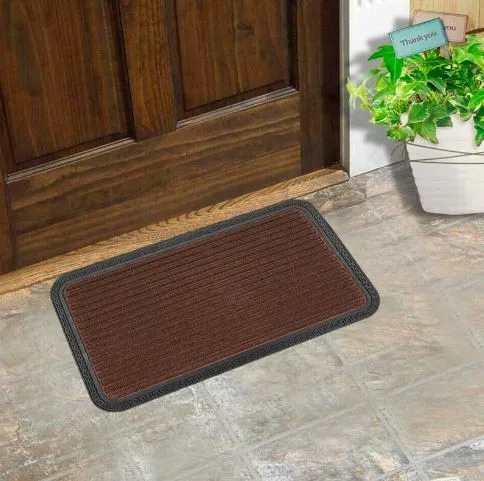 Paillasson Tapis en gomme Antidérapant Robuste Absorbant 40x60cm