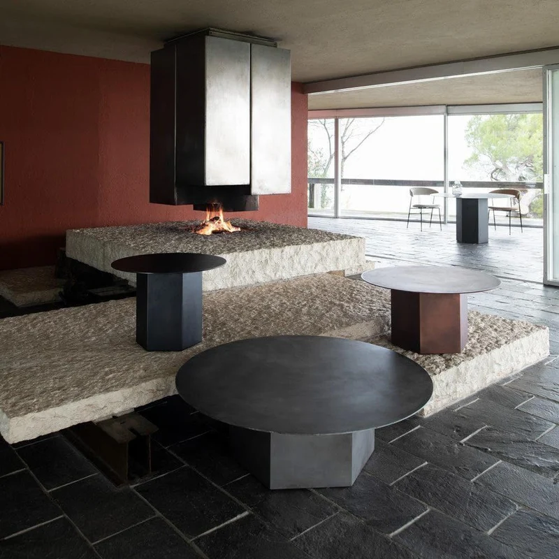 Table basse en acier EPIC - Ø60cm