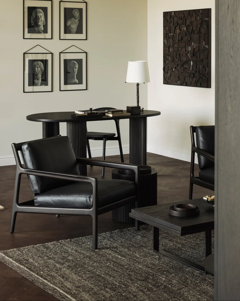 Fauteuil JACK acajou